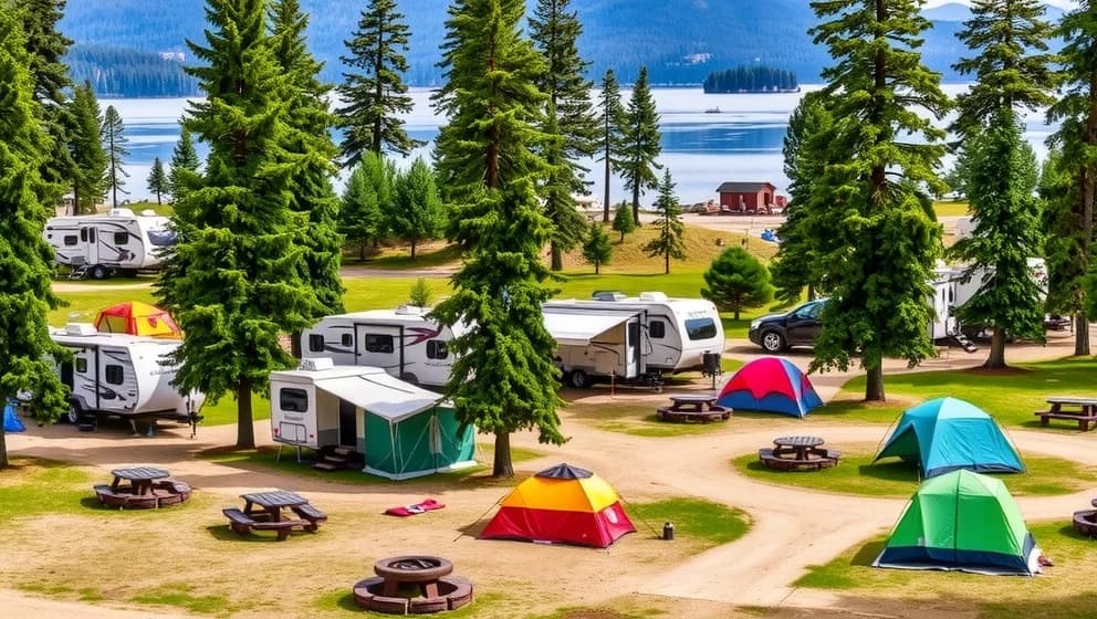 Camping till salu på din plats